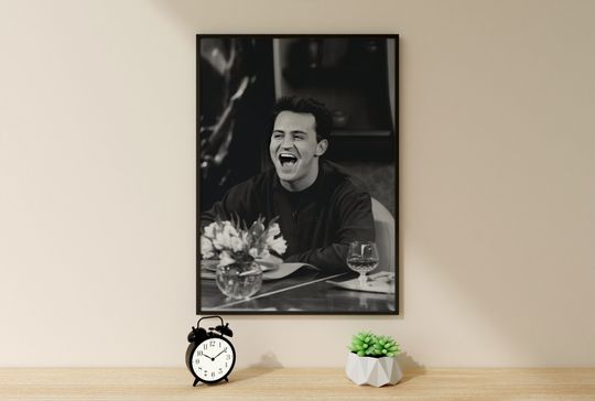 Discover Friends Art, Friends Chandler Poster, Matthew Perry Wall Decor