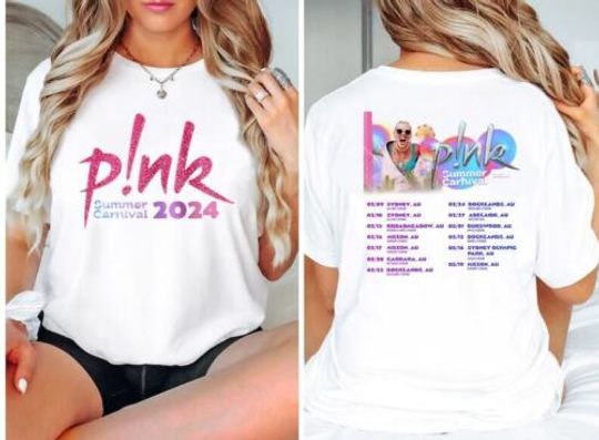 Discover Pink Tour 2024 Summer 2024 Shirt