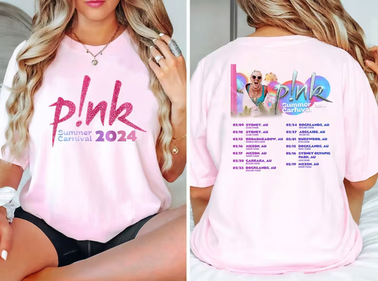 Discover Pink Tour 2024 Summer 2024 Shirt