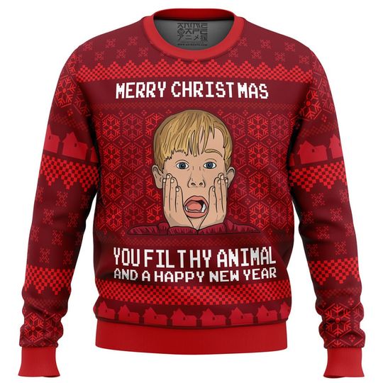 Discover Merry Christmas Home Alone Sweater - Festive Apparel