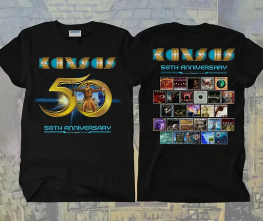 Discover Anniversary Kansas Rock Band Tour Concert 2023 T-Shirt