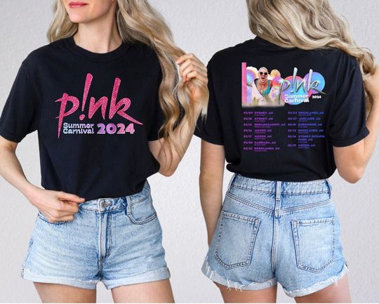 Discover P!nk Summer Carnival 2024 Shirt, Trustfall Album Tee, Pink Singer Tour Shirt