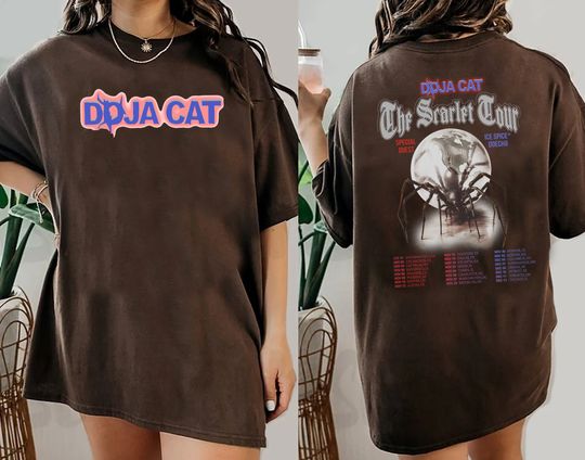 Discover Doja Graphic Cat Concert 2023 Shirt