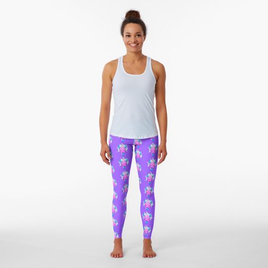 Discover Cute Burly Friendly Monster Leggings
