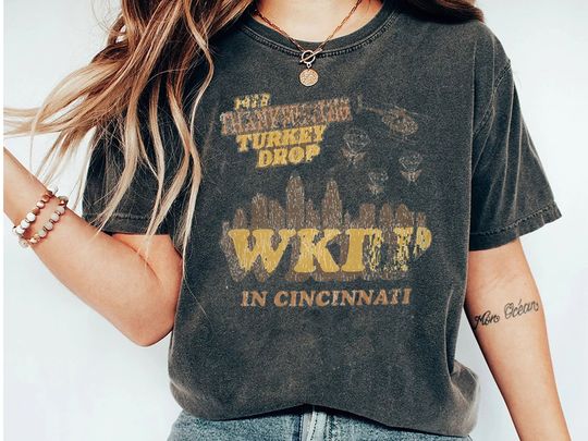 Discover Vintage WKRP in Cincinnati Shirt, 1978 Thanksgiving Turkey Drop Thanksgiving Shirt