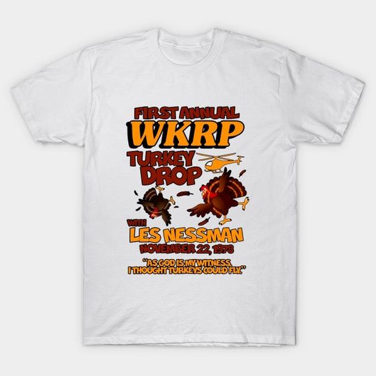 Discover Thanksgiving 1st Annual WKRP Turkey Drop Tee