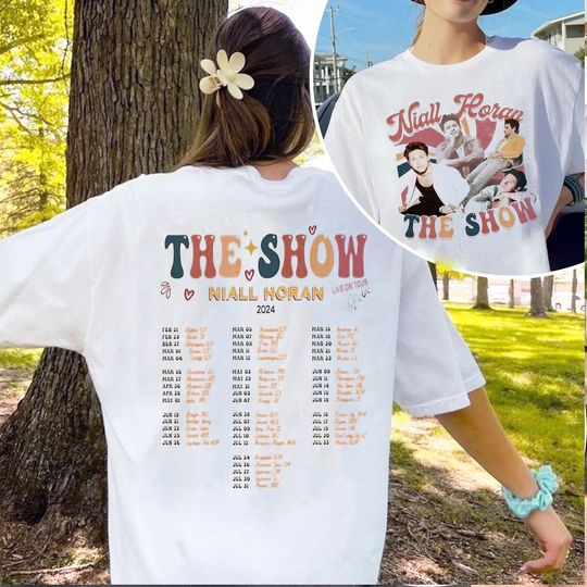 Discover Niall Horan Shirt, The Show Live On Tour 2024, Niall Horan Fan Shirt