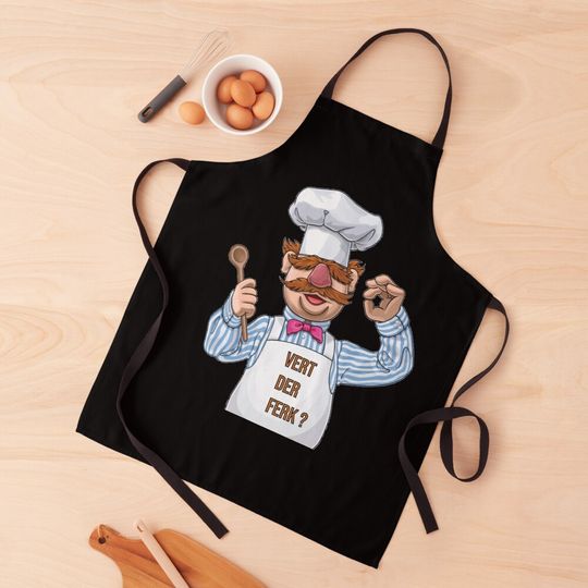 Discover The Muppet Vert Der Ferk Swedish Chef Kitchen Apron