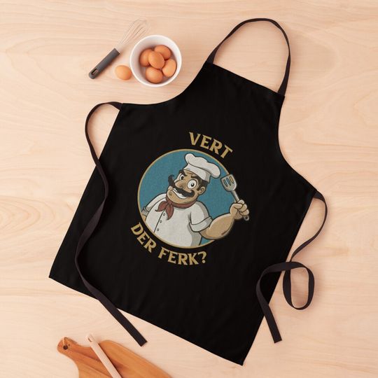 Discover The Muppet Vert Der Ferk Swedish Chef Kitchen Apron
