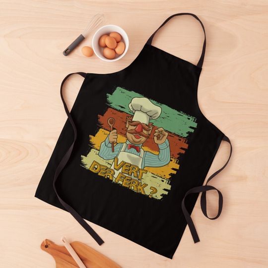 Discover The Muppet Vert Der Ferk Swedish Chef Kitchen Apron