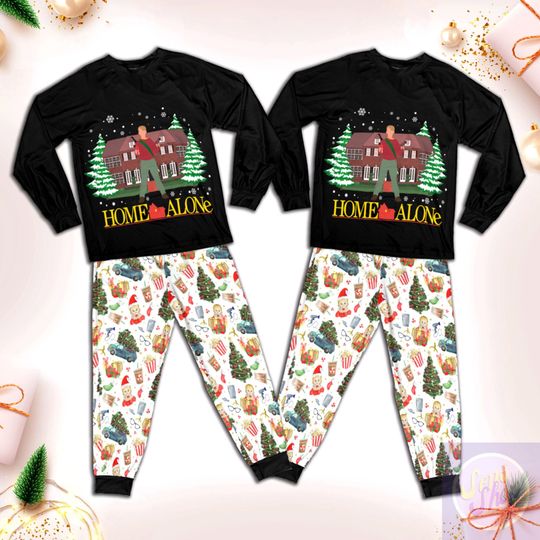Discover Christmas Movie Pajamas Set, Vintage Movie Christmas Characters Family Set