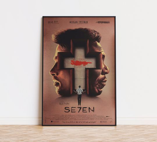 Discover Seven Poster,  Minimalist Movie Art Print
