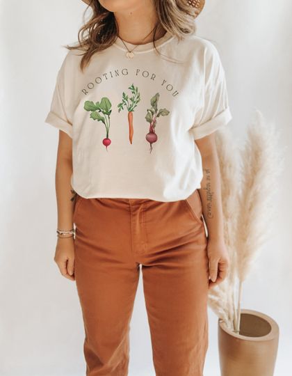 Discover Im Rooting For You Vegetable Shirt Vegan Shirt