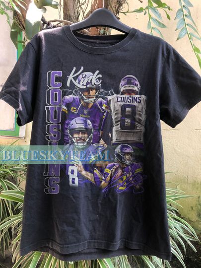 Discover Vintage 90s Graphic Style Kirk Cousins T-Shirt