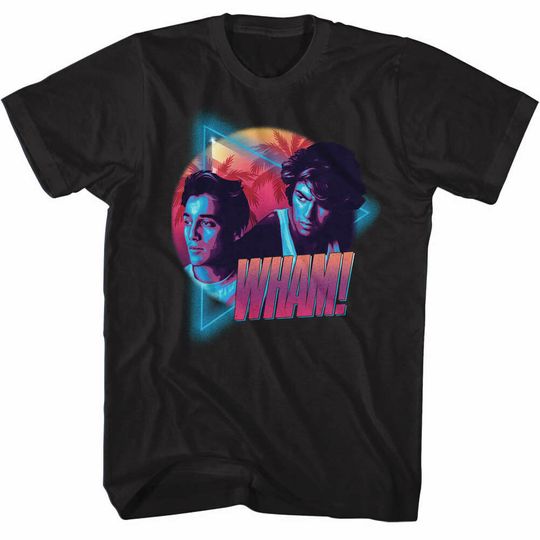 Discover Wham Club Tropicana Black Cotton T-Shirt