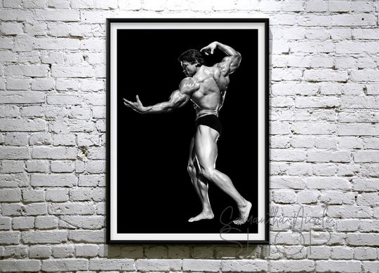Discover Arnold Schwarzenegger Classic Freestyle Pose Poster
