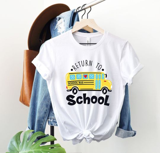 Discover Back to School Bus Shirt