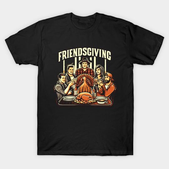 Discover Friendsgiving Squad - Funny Holiday Thanksgiving - Friendsgiving Squad - T-Shirt