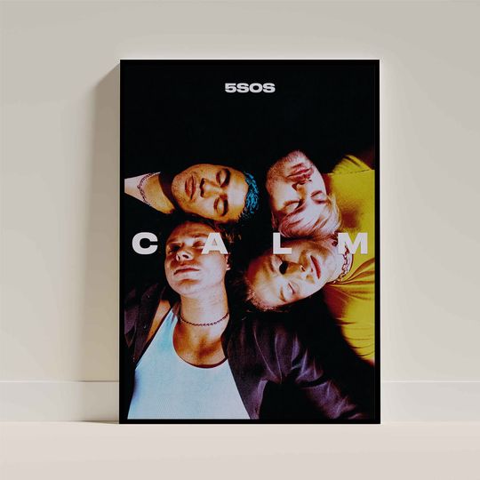Discover Calm - 5 SOS Poster - Album Art Poster - Album Cover
