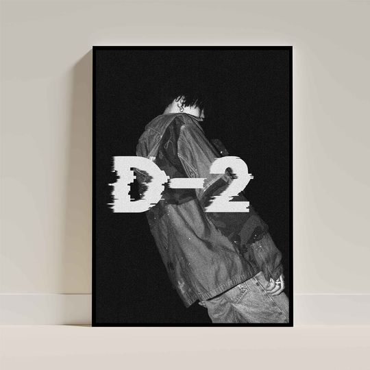 Discover D-2 Agust D Poster - Album Art Poster - Album Cover