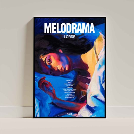 Discover Melodrama - Lorde Poster - Album Art Poster - Album Cover