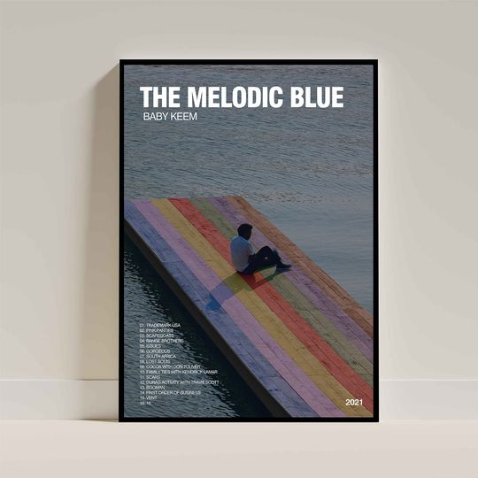 Discover The Melodic Blue - Baby Keem Poster - Album Art Poster - Album Cover