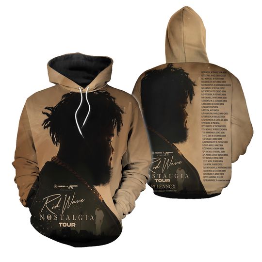 Discover Rod Wave Nostalgia 2023 Tour Hoodie