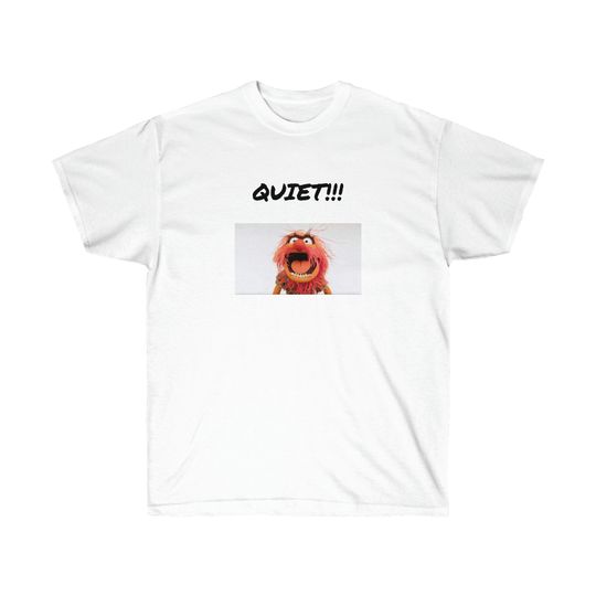 Discover Animal says QUIET! Unisex Ultra Cotton Tee