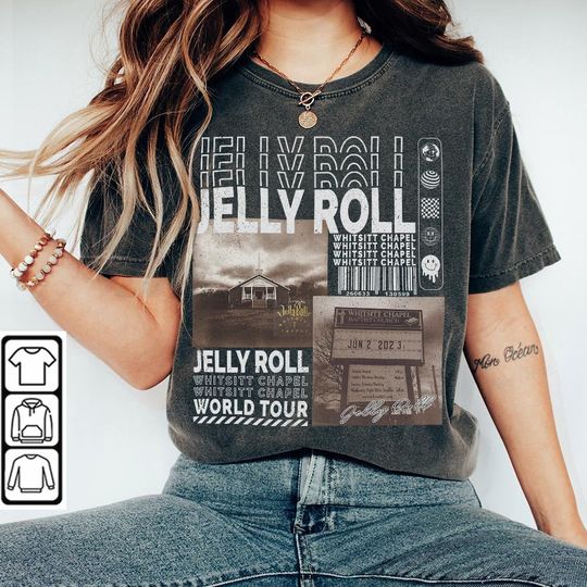 Discover Jelly Roll Music Shirt, 90s Y2K Merch Vintage Jelly Roll