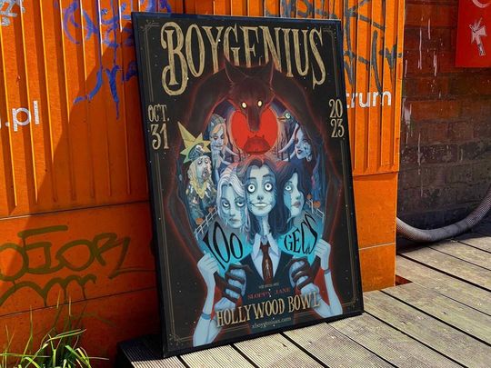 Discover Boygenius Event Hollywood Bowl Oct 31, 2023 Poster