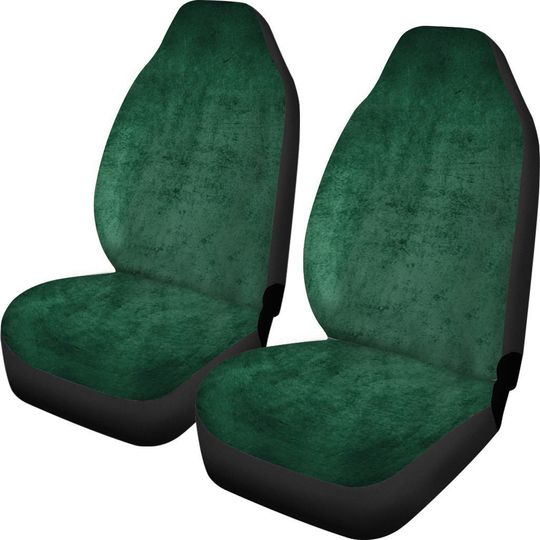 Discover Green Grunge Car Seat Covers
