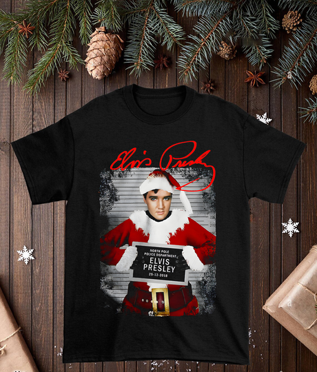 Discover Elvis Presley North Pole Police Department Christmas