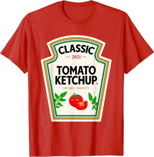 Discover Ketchup Halloween Costume Tomato Matching Halloween Ketchup T-Shirt