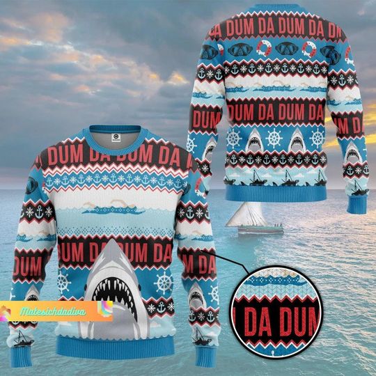 Discover Jaws Holiday Ugly Sweater for Christmas