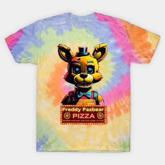 Discover FNAF Five Nights At Freddy's Tie Dye T-Shirt