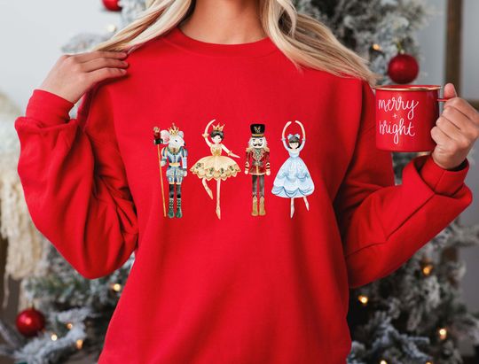 Discover Nutcracker Sweatshirt, Christmas Sweatshirt, Sugar Plum Fairy Shirt