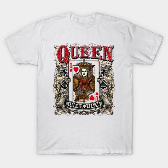 Discover Queen card - Pokerqueen - T-Shirt
