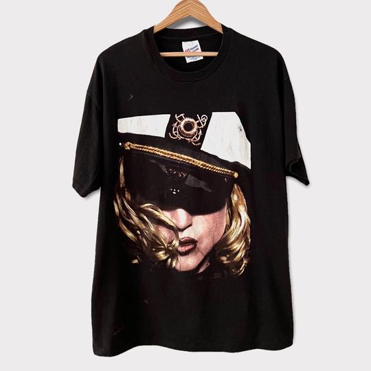 Discover 1993 Madonna  The Girlie Show  Vintage Promo Tour Tee Shirt