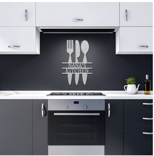 Discover Personalized Name Kitchen Metal Sign