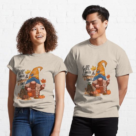 Discover Cute Fall Gnome Shirt | Thanksgiving Gnome Apparel