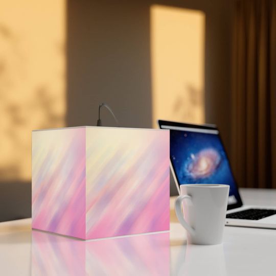 Discover Bokeh Lights Light Cube Lamp