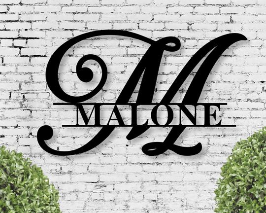 Discover Personalized Family Name Metal Sign