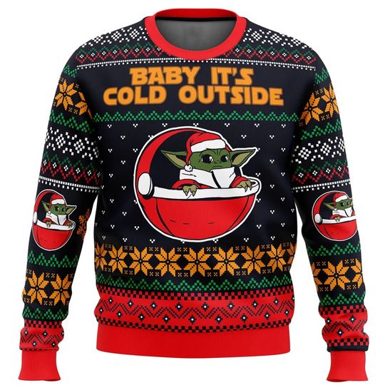 Discover Baby Its Cold Outside Ugly Christmas Sweater, Ugly Sweater Knitted