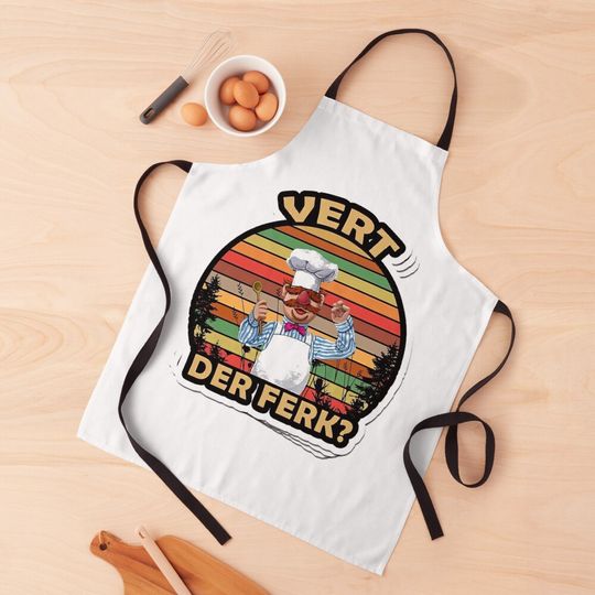 Discover The Muppet Vert Der Ferk Swedish Chef Kitchen Apron