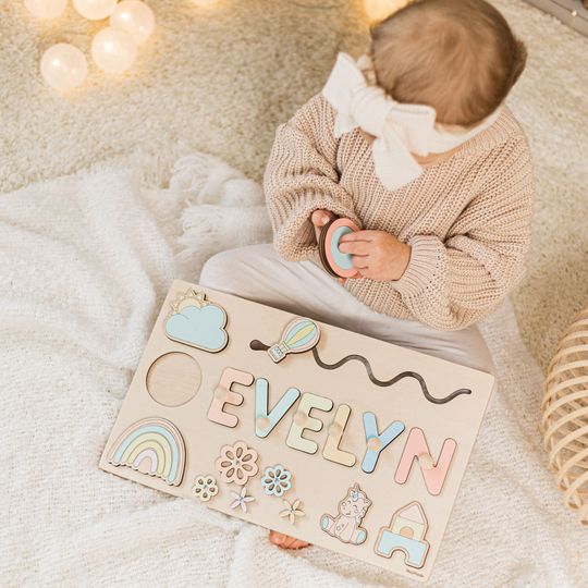 Discover Cute Busy Board For Baby Girl, Personalized Gifts, Toddler Activity Board