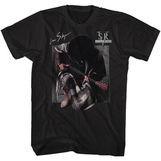 Discover Stevie Ray Vaughan In Step Black Adult T-Shirt
