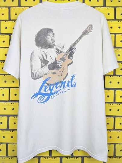 Discover Vintage 90s Buddy Guy T-Shirt Chicago Legend's Blues