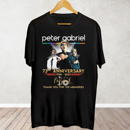 Discover Graphic Peter Gabriel 2023 Tour T-Shirt