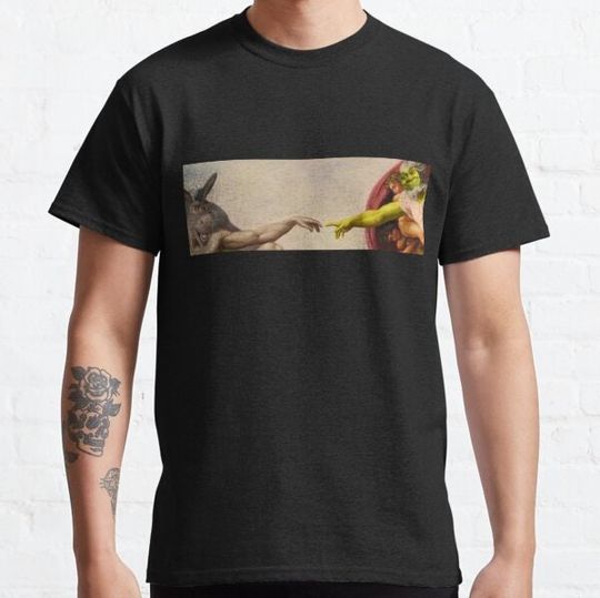 Discover Shrek hands of God Classic T-Shirt, Love Shrek Shirt