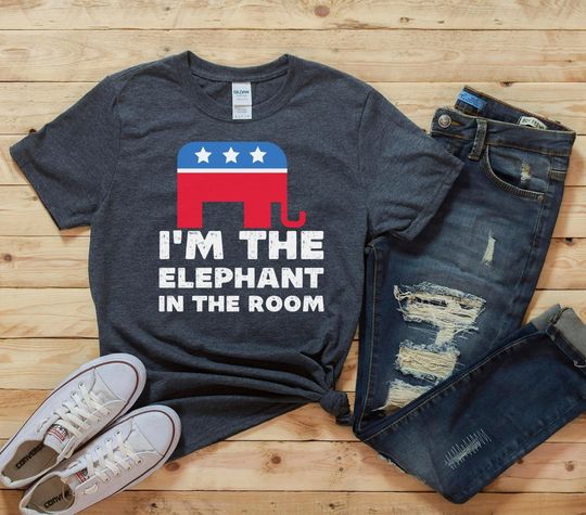 Discover I'm The Elephant In The Room Republican Gift Shirt